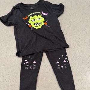 Kids Black Monster Costume Set